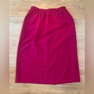 Alfred Dunner Vibrant Hot Pink Pencil Skirt sz12